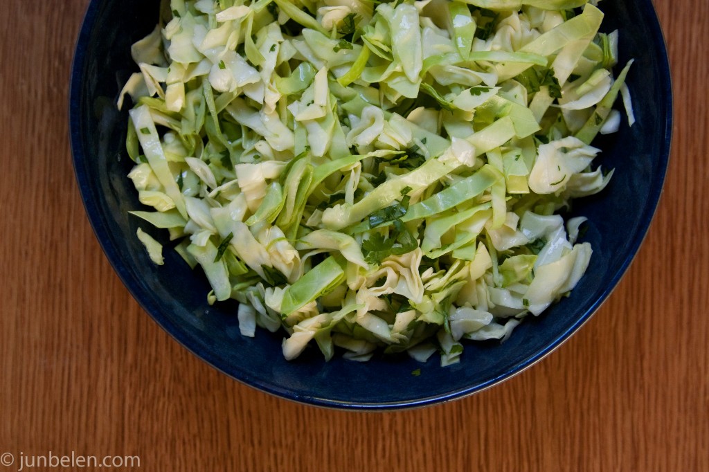 Cabbage with Cilantro and Sour Orange