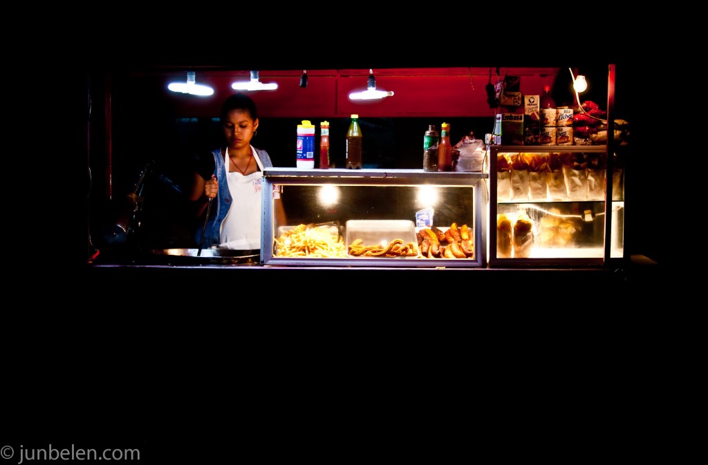 Cancun Street Food Vendor Parque Las Palapas