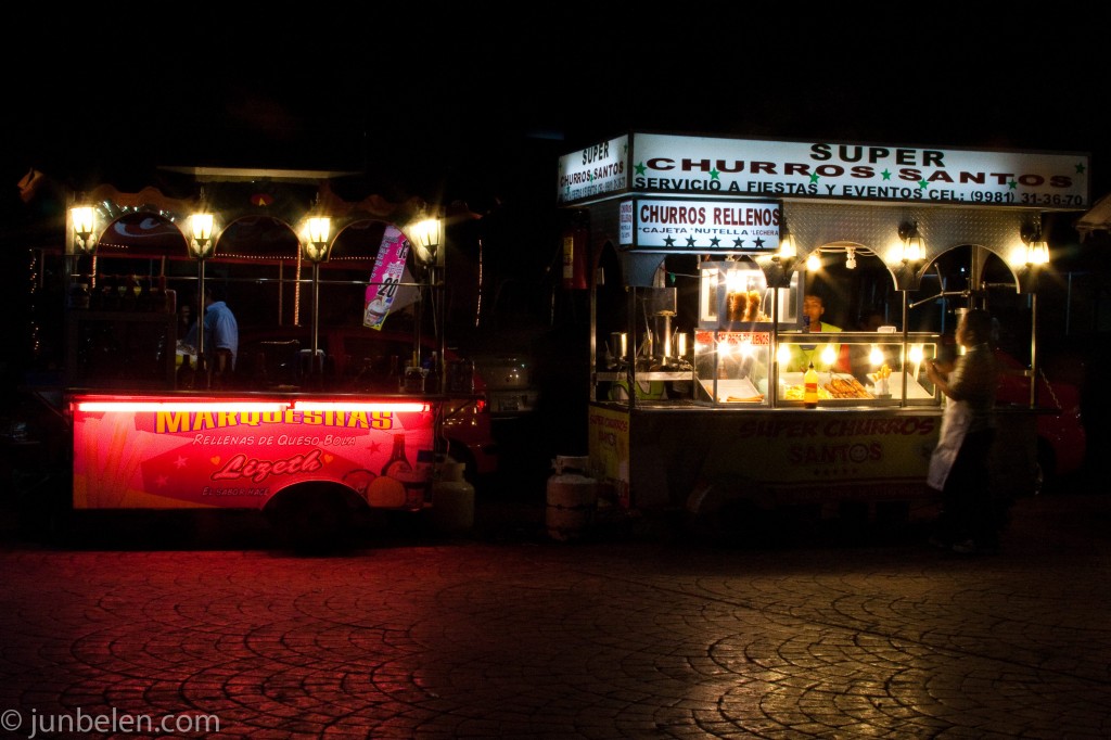 Cancun Street Vendor Parque las Palapas