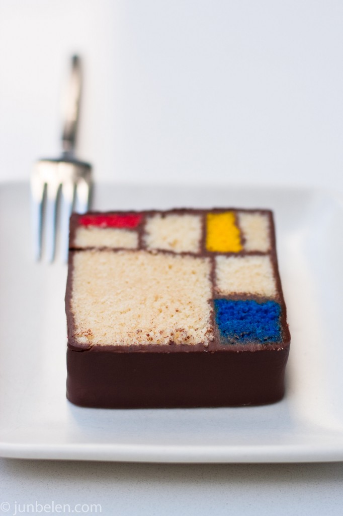 San Francisco MoMa Mondrian Cake