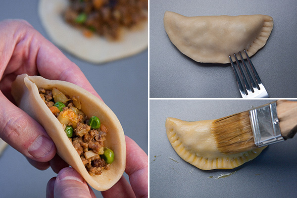 How do you make a Filipino-style empanada?