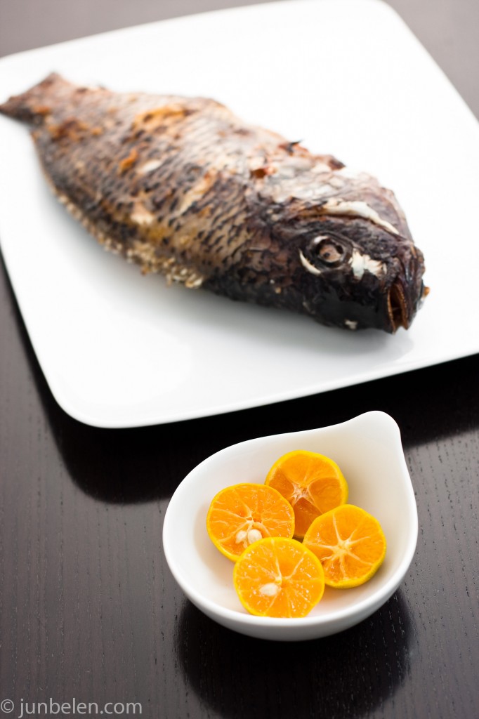 Barbecued whole tilapia recipe