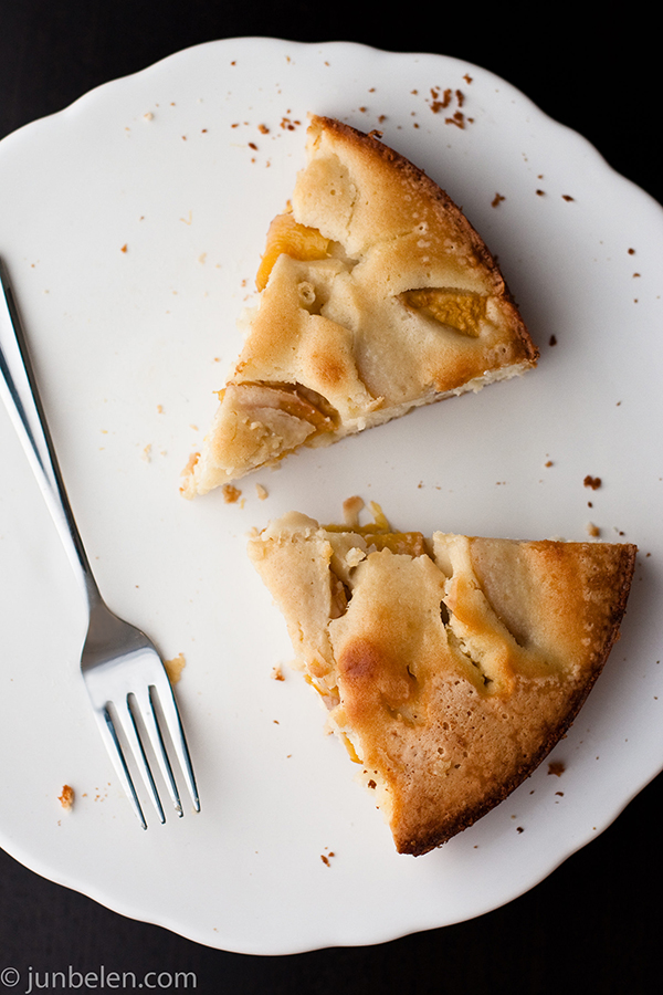 A Farm Wife's Fresh Peach Tart