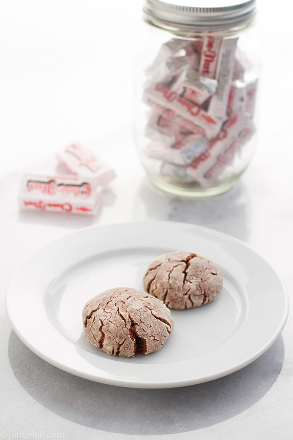 Choc-Nut Chocolate Crackle Cookies