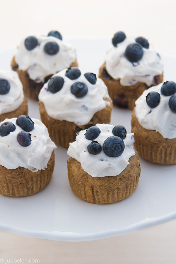 Blueberry Pupcakes for Dogs