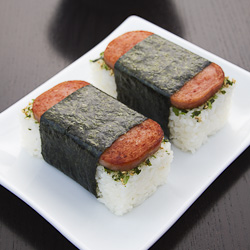 Made some musubi's for the road. Didn't have the musubi maker but