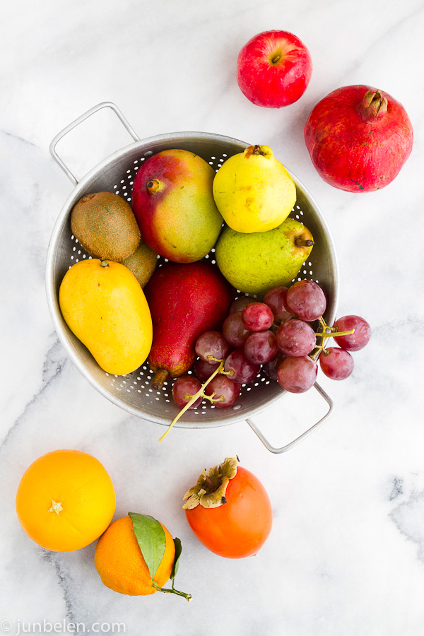 Twelve Round Fruits