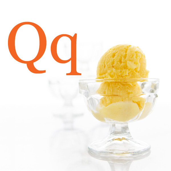 Q is for Queso and How to Make Cheddar Cheese Ice Cream and