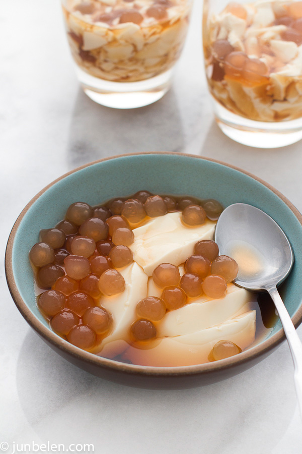 Taho: Filipino Silken Tofu with Sago Pearls and Syrup - Kitchen