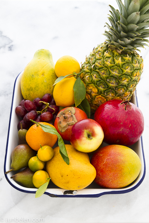 Twelve Round Fruits for Good Luck